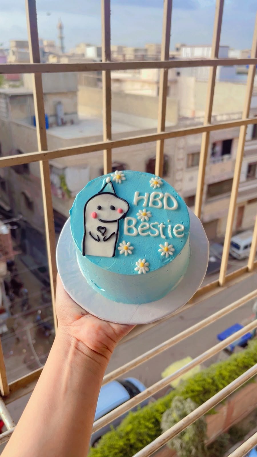 Flork Meme Bento Cake