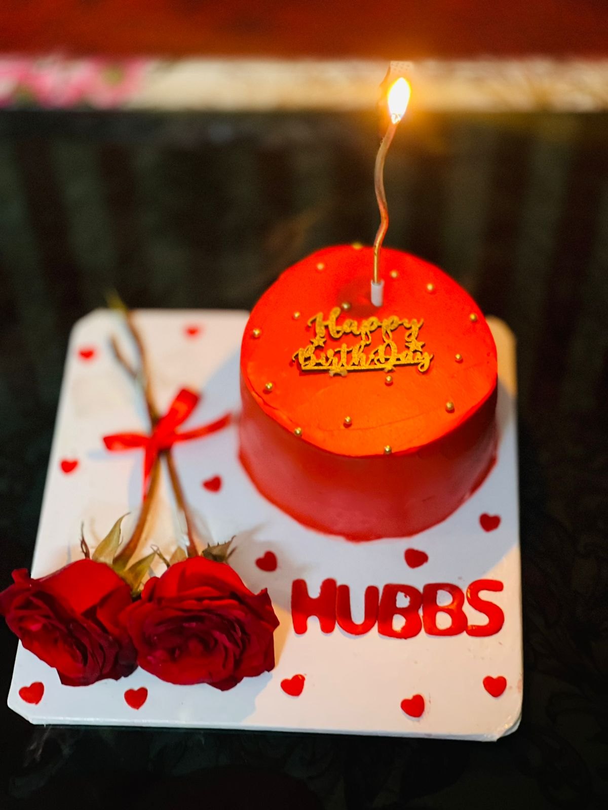 The "Hubbs" Heartbeat Cake